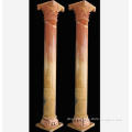 Luxury Stone carving Marble Round Column For Indoor Or Outdoor Decoration
